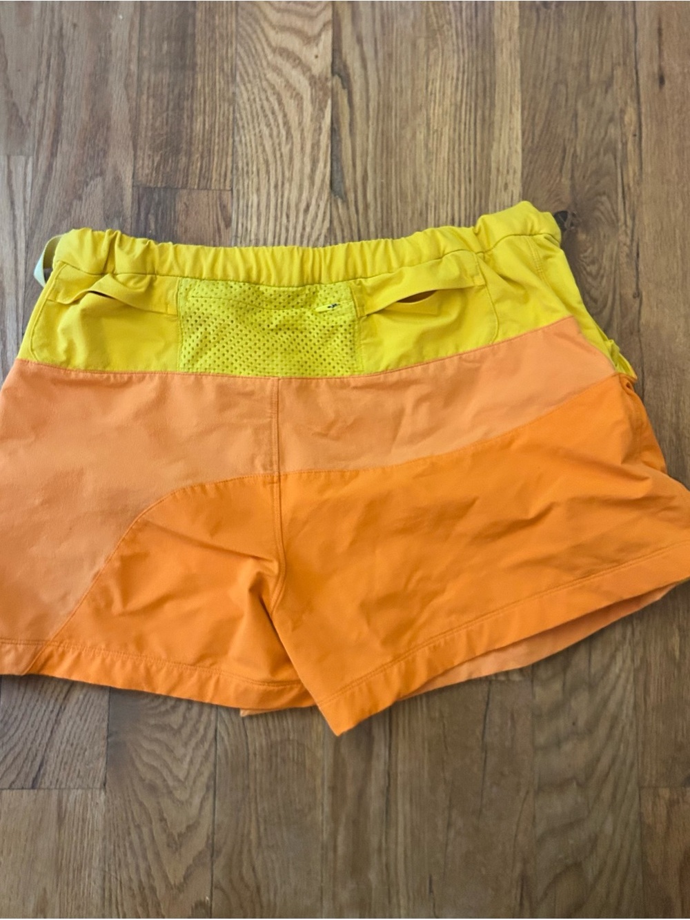 Outdoor Voices Rectrek Skort in Yellow & Orange - Picture 2 of 5